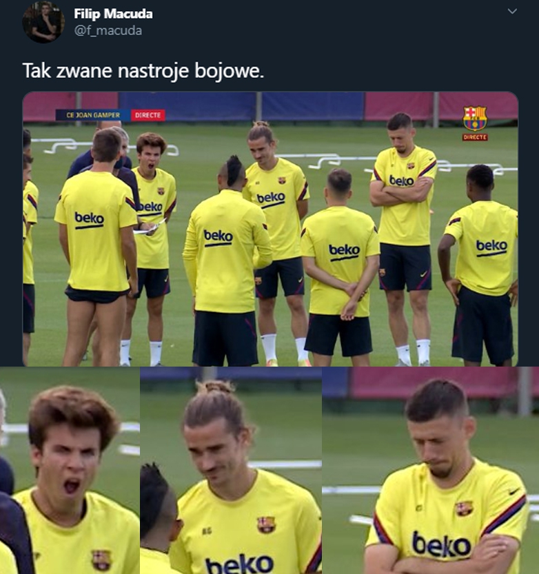 MINY piłkarzy na treningu FC Barcelony... xD